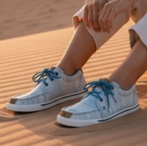 TWISTED X | HOOEY LOPER MOC TOE LACED CANVAS SNEAKERS